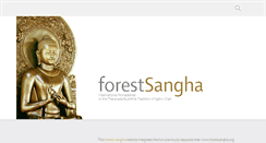 Desktop Screenshot of forestsangha.org